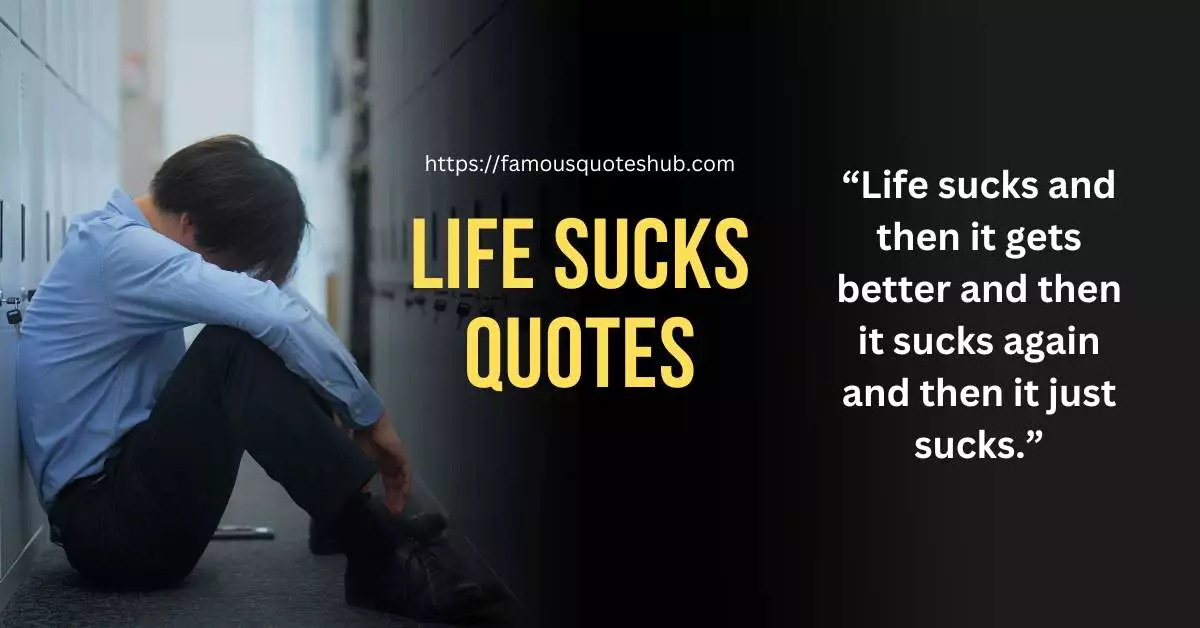 Life Sucks Quotes