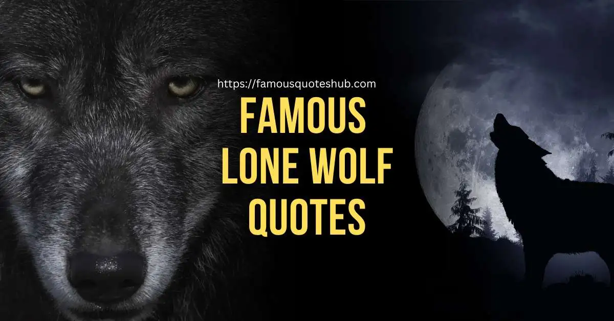 Lone Wolf Quotes