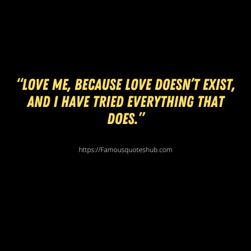 Short Dark Love Quotes 