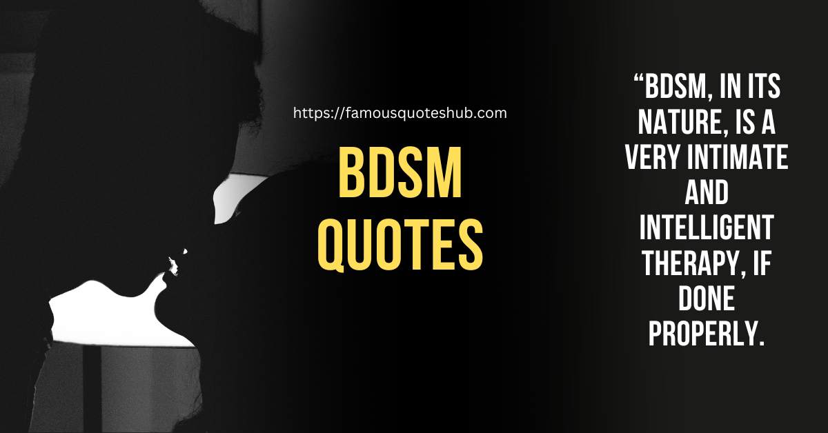 Bdsm Quotes